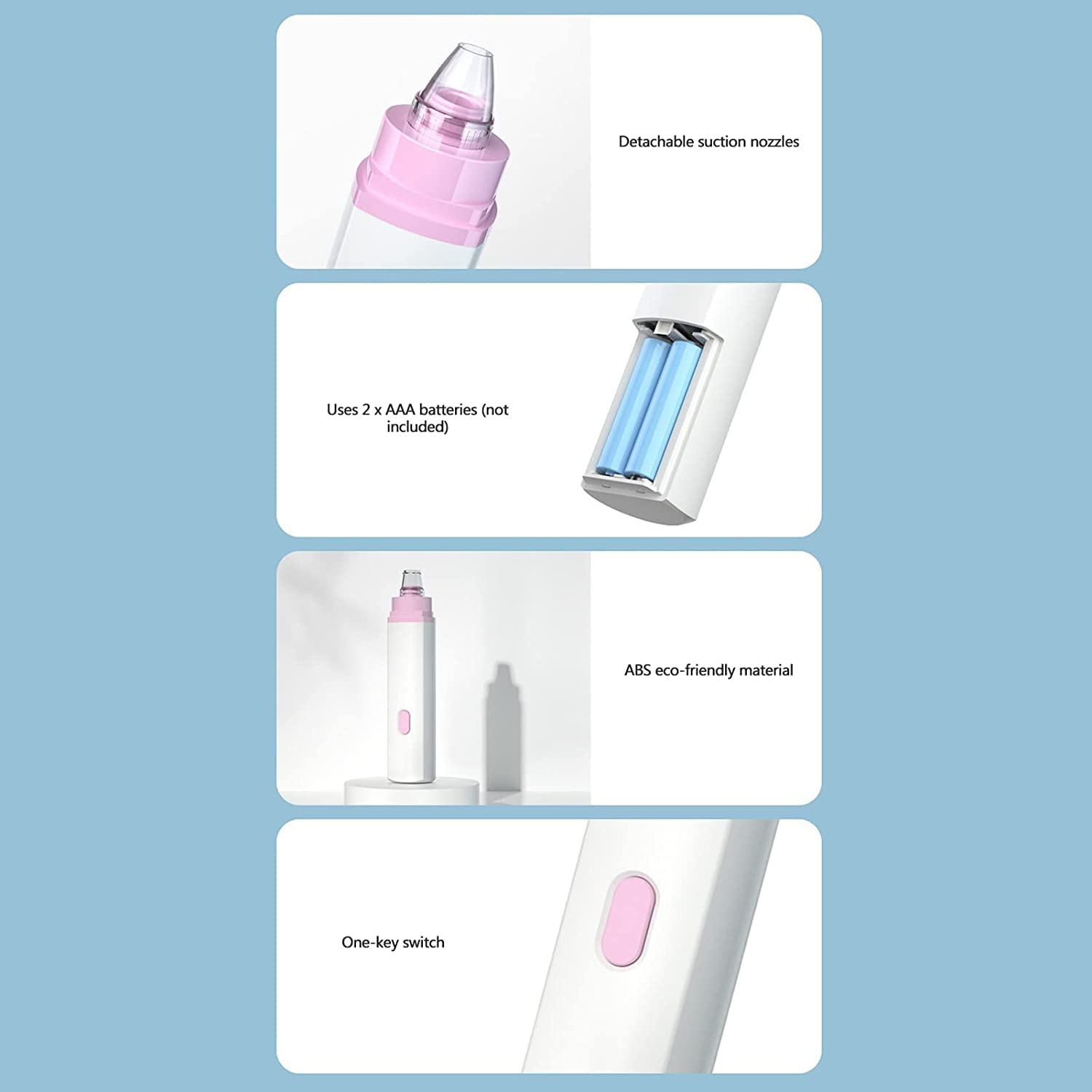 Professional Blackhead Remover Tool Kit - 3 in 1 Vacuum Suction Nozzles for Deep Pore Cleansing, Oil & Blackhead Removal - Perfect for Facial Spa & At-Home Skincare Routine