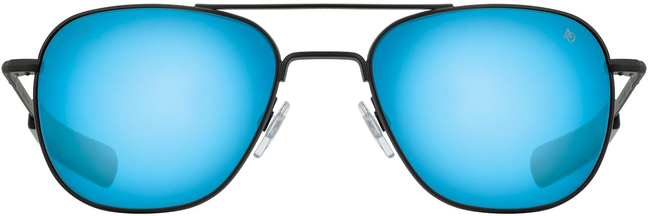 AO Original Pilot Sunglasses - Polarized Mirrored Aviator Glasses with SkyMaster Lenses & Bayonet Temple - Perfect for Driving, Flying, and Outdoor Activities