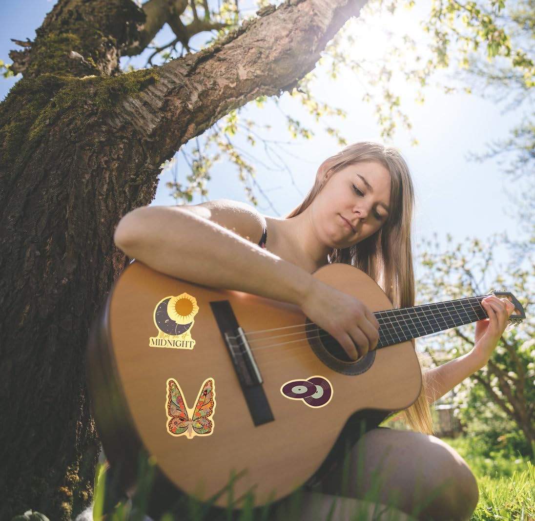100PCS Singer Stickers for Water Bottles - Waterproof Vinyl Music Decals for Laptop, Guitar, Car, Fridge, Skateboard, Suitcase - Perfect for Kids, Teens & Music Lovers - Great for DIY Projects, Scrapbooking & Personalizing Your Belongings