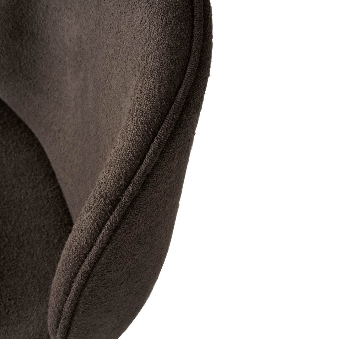 Bat Dining Chair with Conic Base - Fully Upholstered Modern Kitchen Chair for Dining Room, Restaurant & Cafe