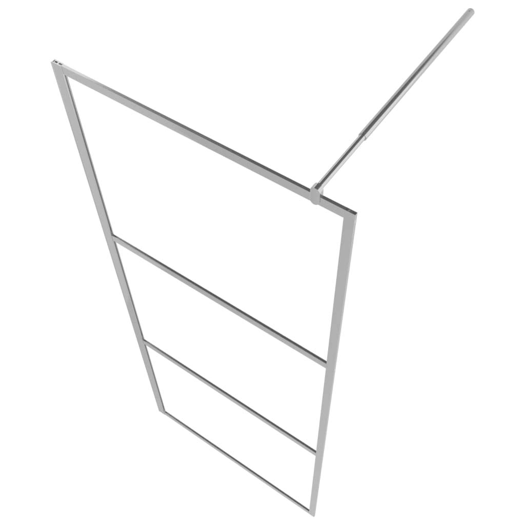 Estink Frameless Glass Shower Screen with Adjustable Aluminum Frame - Waterproof Bathroom Enclosure for Modern Homes | Perfect for Walk-in Showers & Spa-Like Bathrooms