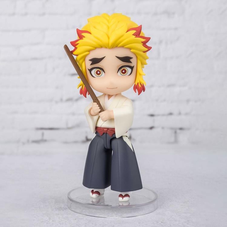 Bandai Figuarts Mini #057 Demon Slayer Kimetsu no Yaiba Senjuro Rengoku Action Figure - Anime Collectible for Display & Cosplay