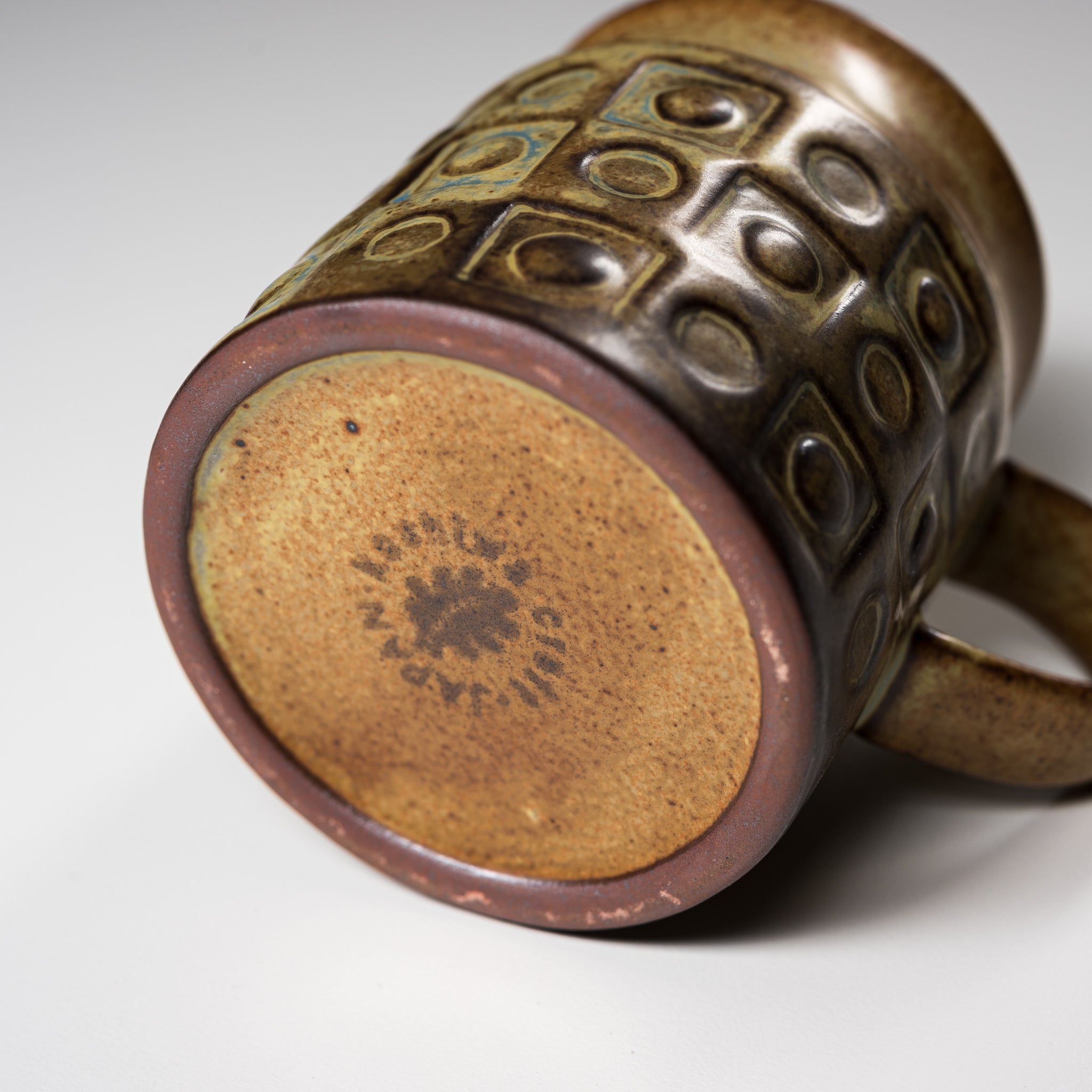 Seto Ware KASHIWA Dot Small Mug Cup - 140ml Japanese Ceramic Tea Cup for Coffee, Tea & Matcha - Perfect for Home, Office & Gifts