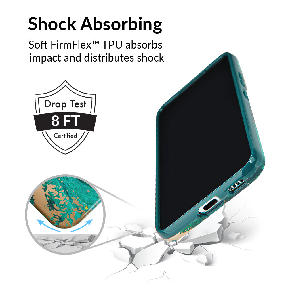 Premium Emerald Marble Samsung Phone Case - Durable Protective Cover for Samsung Galaxy [Model] - Stylish & Slim Design for Everyday Use, Work, and Travel