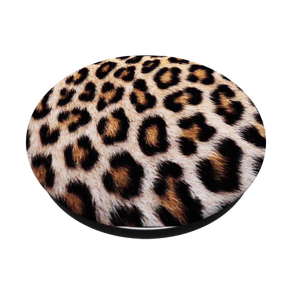 Leopard Print PopSockets PopGrip - Swappable Phone Grip with Cheetah & Jaguar Patterns for iPhone, Samsung & Tablets - Perfect for Work, Travel & Daily Use