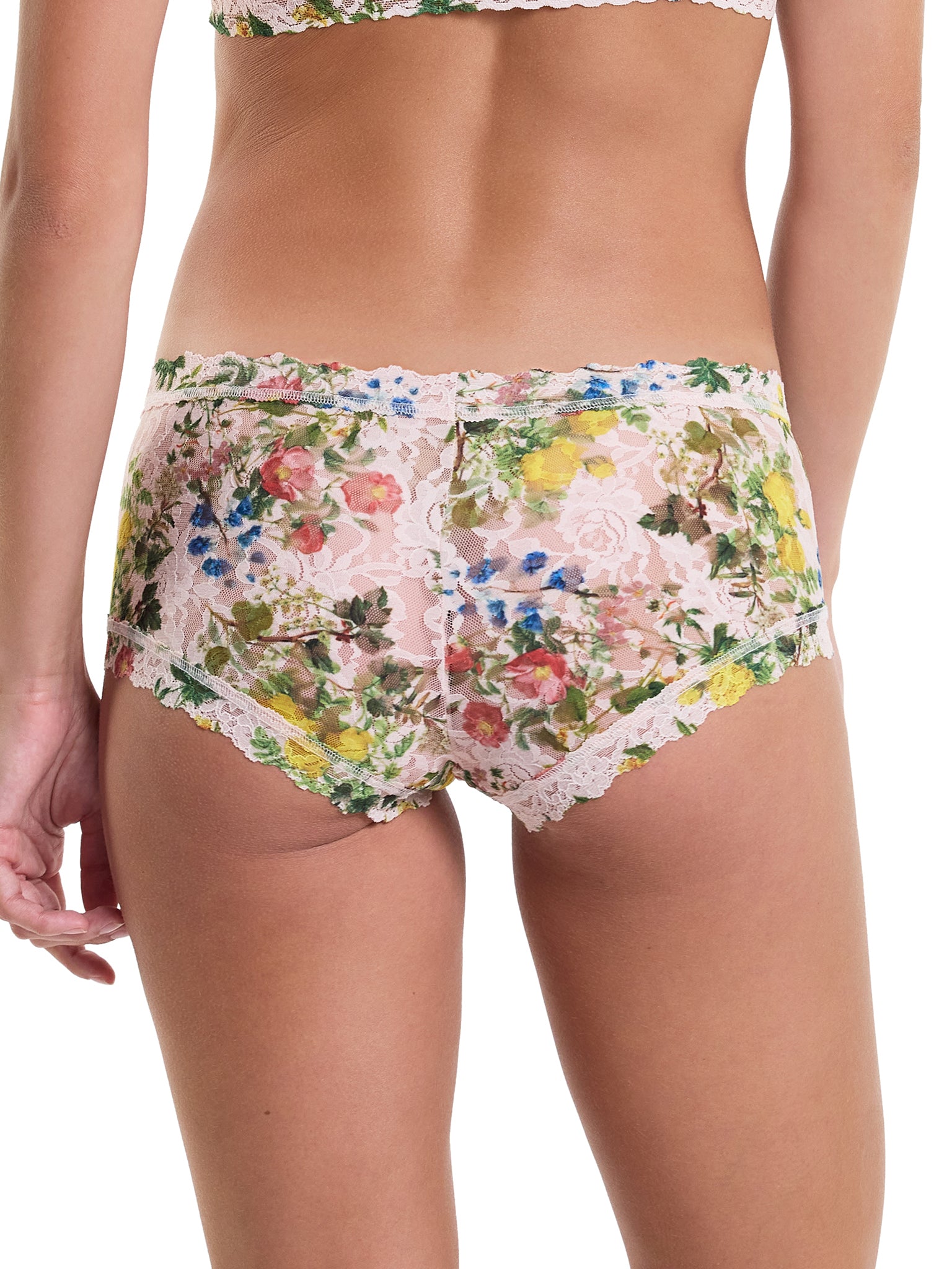 Printed Signature Lace® Boyshorts - Comfortable Women's Underwear for Everyday Wear | Perfect for Sleep, Lounge & Casual Outfits