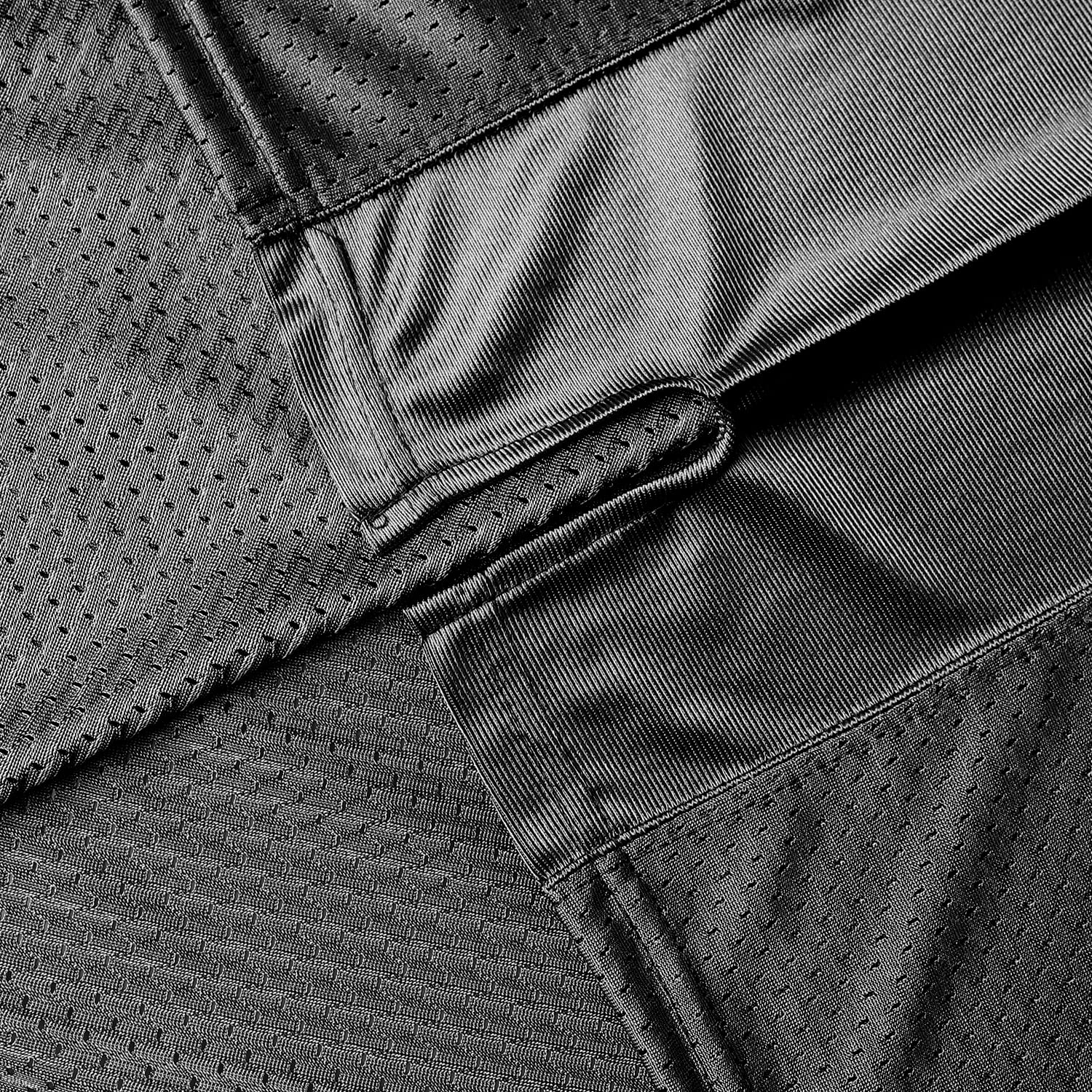 Men's Blank Football Jerseys - Mesh Polyester Plain Pullover Sports Shirts Sizes S-3XL in Black, White & Grey | Perfect for Team Uniforms, Training & Game Day