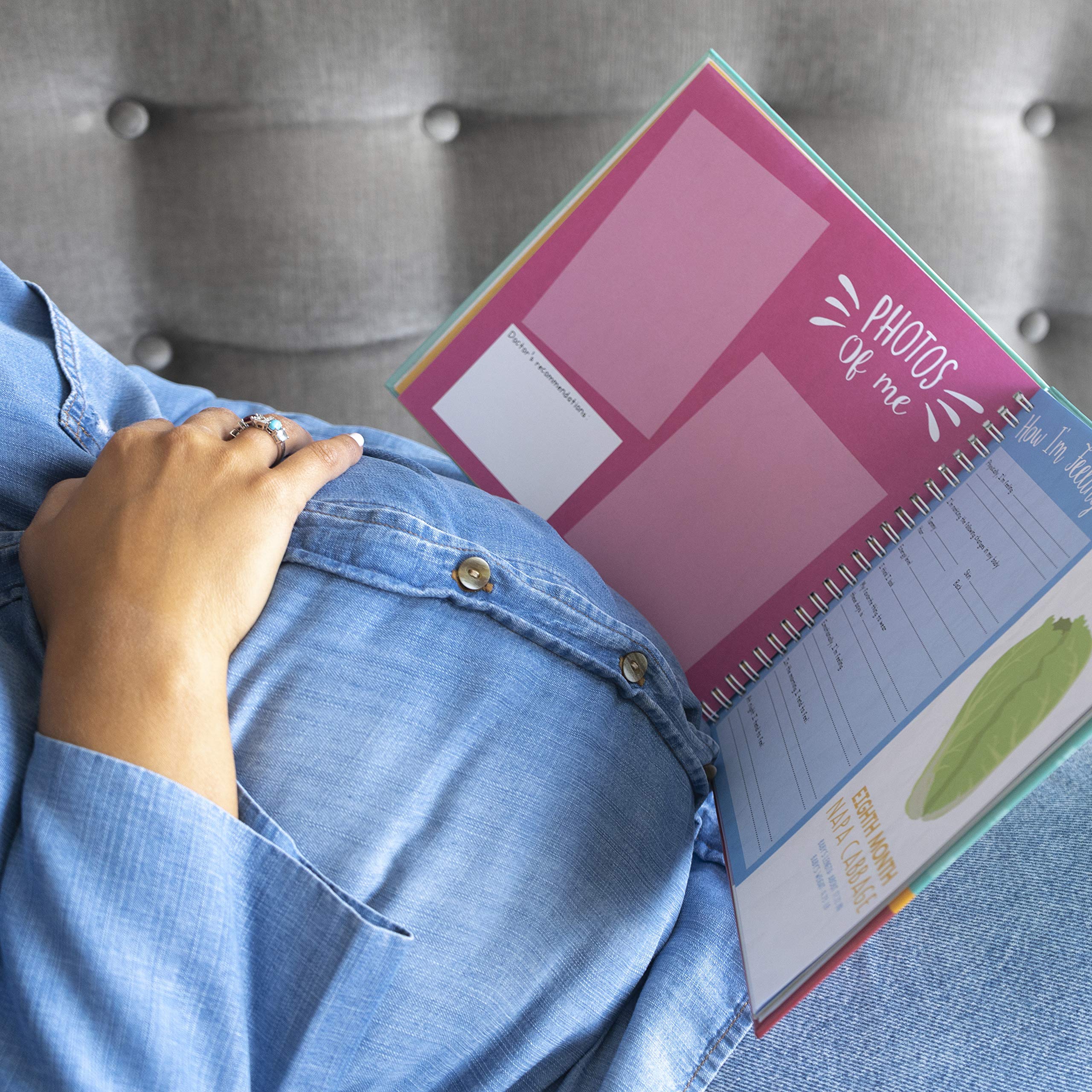 My 9 Month Pregnancy Journal & Memory Book with Stickers - Baby Scrapbook Photo Album for First Time Moms | Track Milestones, Capture Memories & Organize Ultrasound Photos | Perfect Baby Shower Gift & Toddler Memory Keepsake