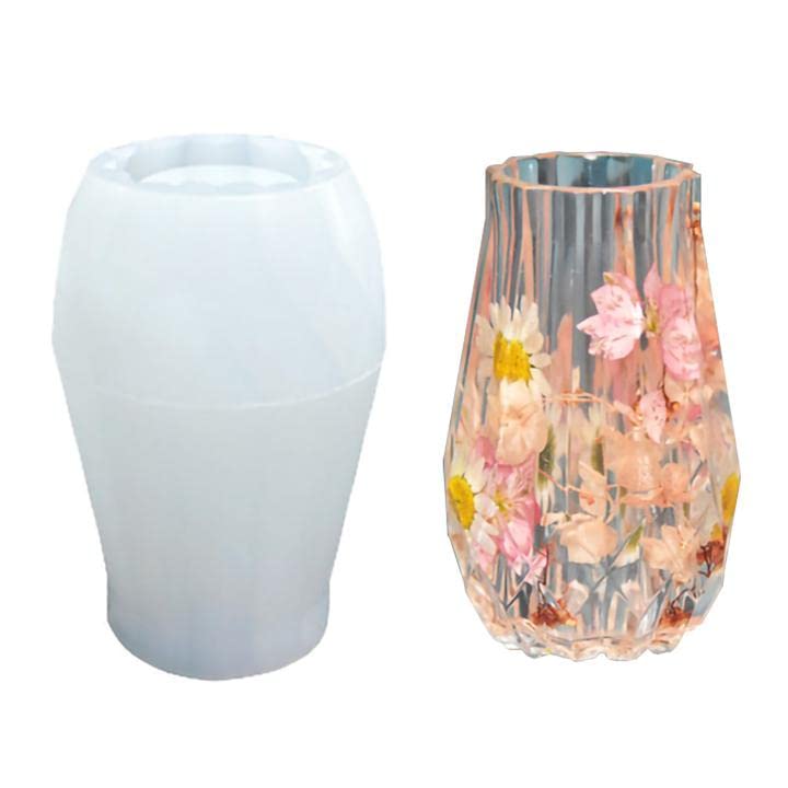 Premium Silicone Epoxy Resin Molds for DIY Vases, Makeup Brush Holders & Pen Organizers - Perfect for Home Decor, Craft Projects & Gift Making
