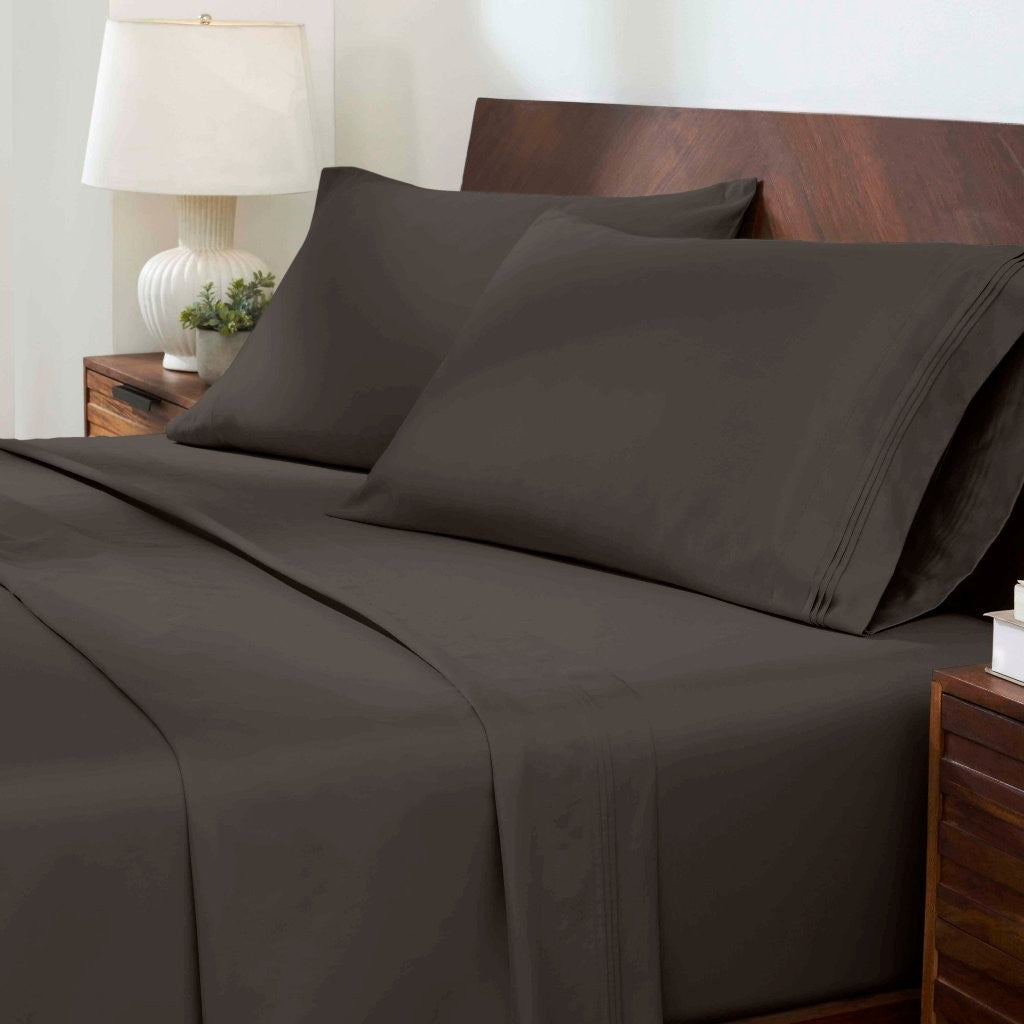 Premium 1000 Thread Count Egyptian Cotton Sheet Set - Eco-Friendly, Breathable & Hypoallergenic - Perfect for Luxury Bedding & Hot Sleepers