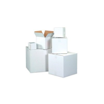 SHP121212W - Shoplet Premium White Corrugated Shipping Boxes for Ecommerce, Packing & Mailing | Sturdy Cardboard Boxes for Small Business, Home Storage & Moving Supplies