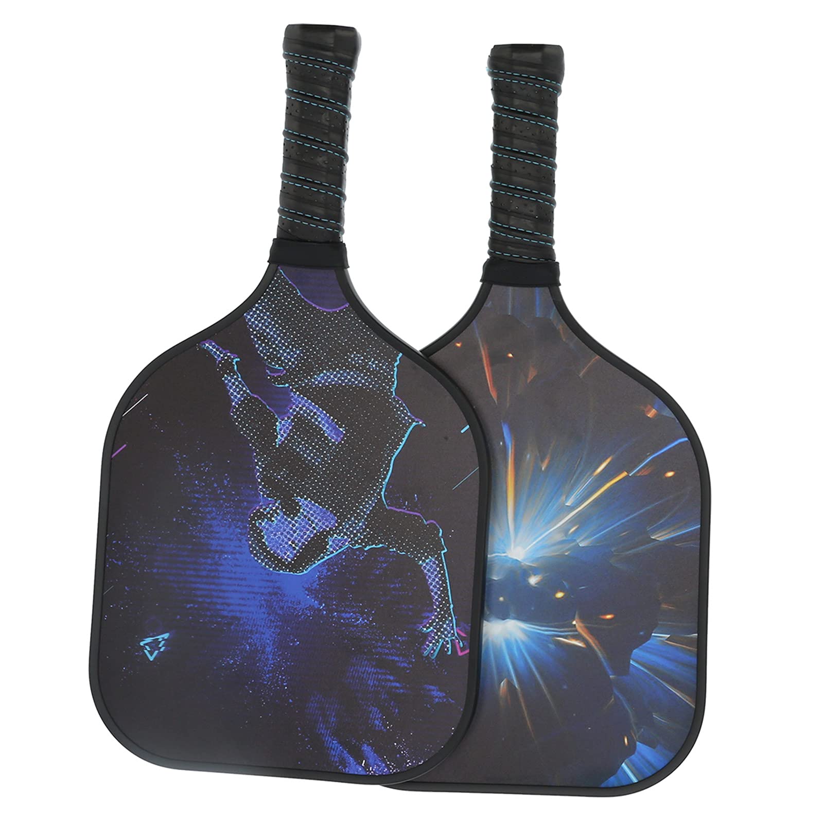Estink Carbon Fiber Pickleball Paddle Set - Premium PP Cushioning for Power & Control (1 Pair) | Ideal for Gym, Playground & Competitive Play | Perfect for Adult Players