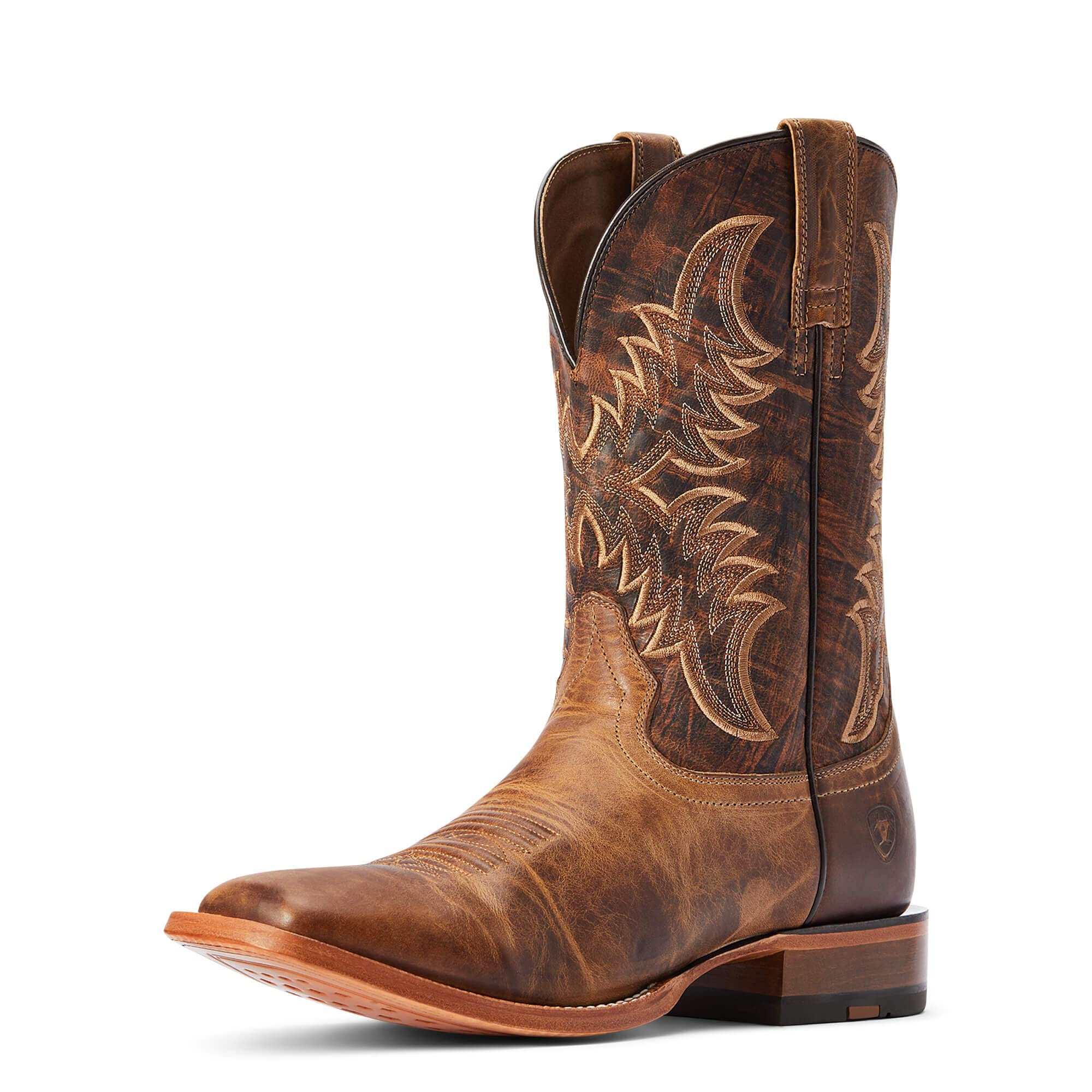 Ariat Men's Point Ryder Western Boot - Durable Cowboy Boots for Riding, Work & Casual Wear | Comfortable Leather Boots for Men | Perfect for Ranch, Rodeo & Everyday Use