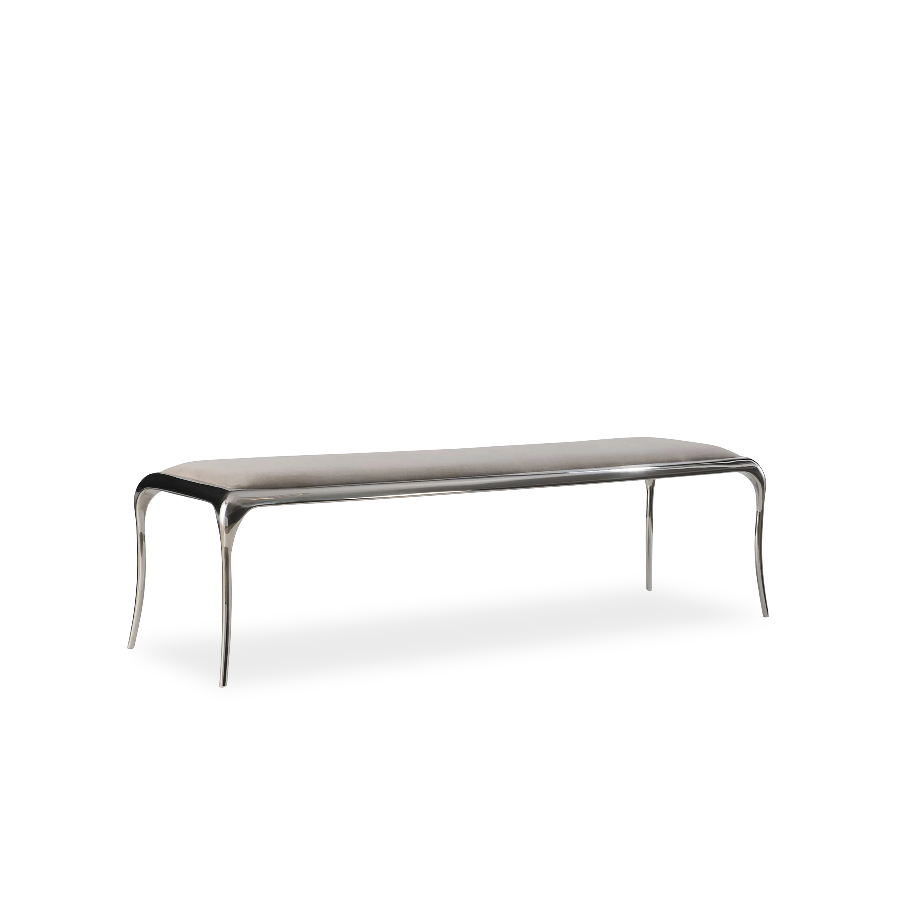 District Bench 102502033000 - Modern Outdoor Wooden Bench for Patio, Garden, and Backyard - Perfect for Relaxing and Entertaining Guests