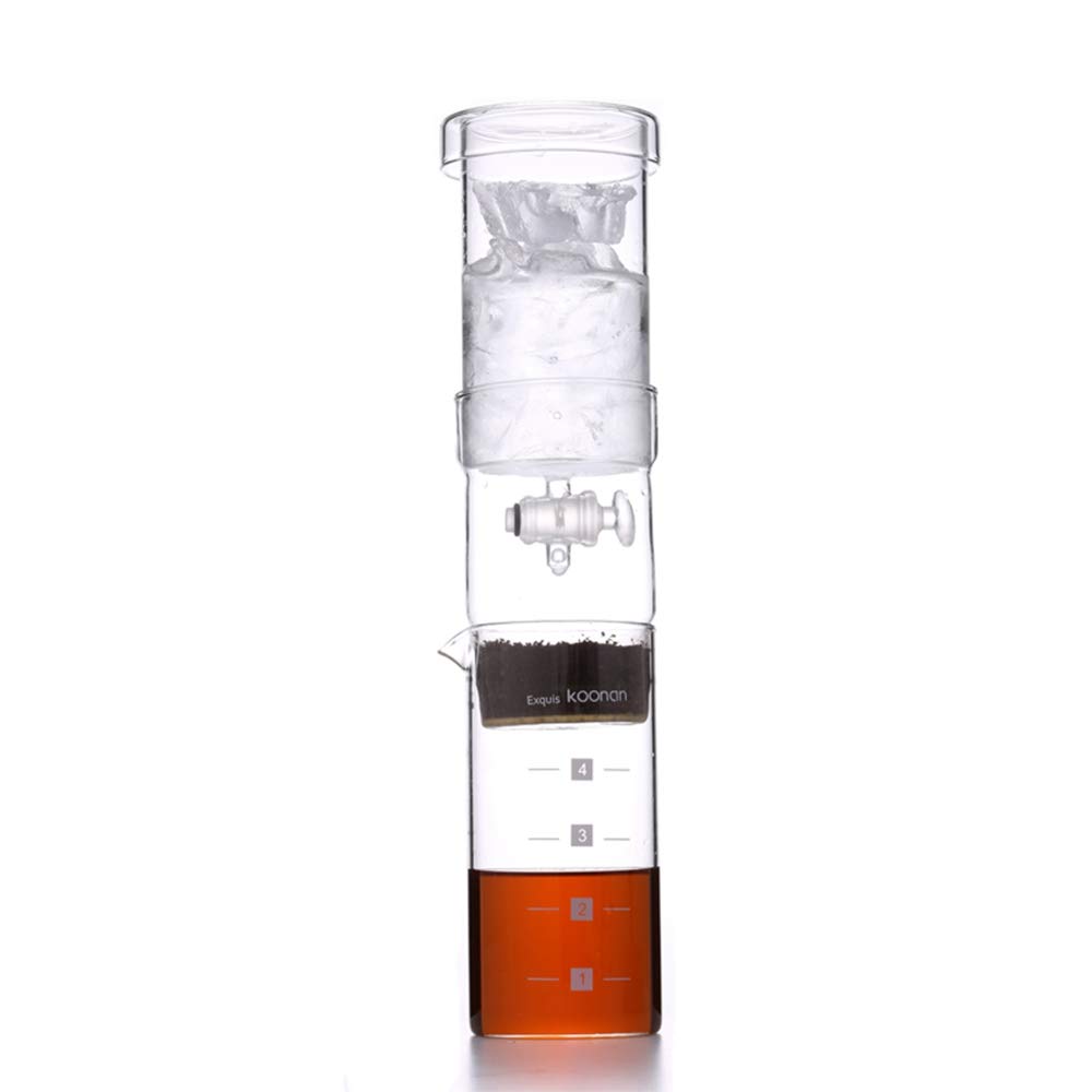 BERW 400ml Double Wall Cold Brew Coffee Maker - Dutch Iced Coffee Dripper with Glass Carafe for Smooth Cold Brew at Home | Perfect for Office, Camping & Gift Giving