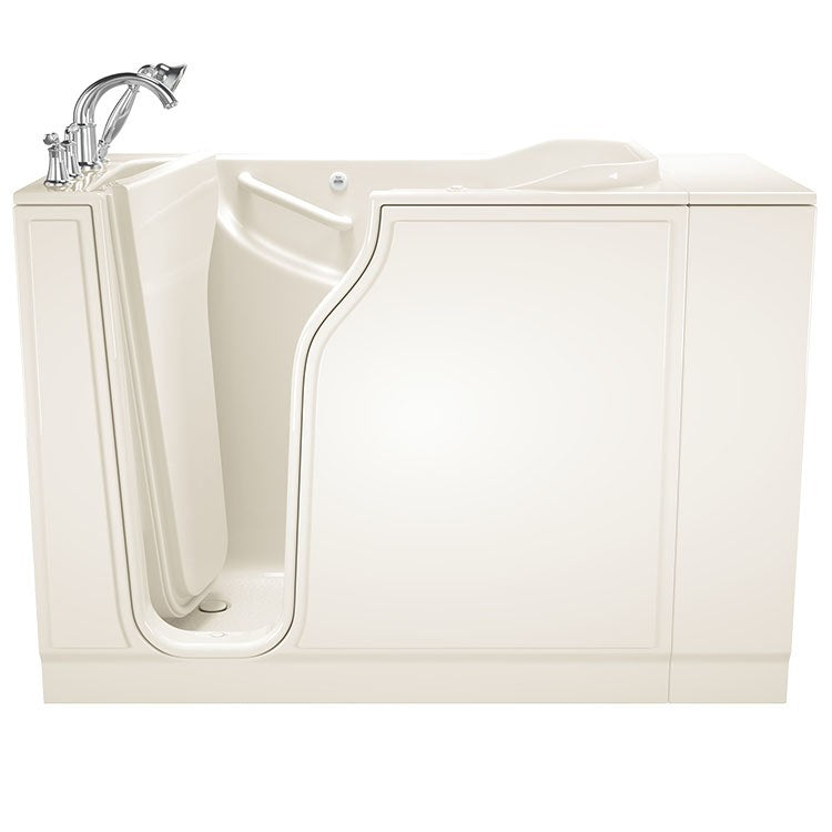 30W x 52L Gelcoat Walk-In Whirlpool Bathtub - 3052 Series with Left Hand Drain & Faucet - Perfect for Spa-Like Relaxation in Master Bathrooms