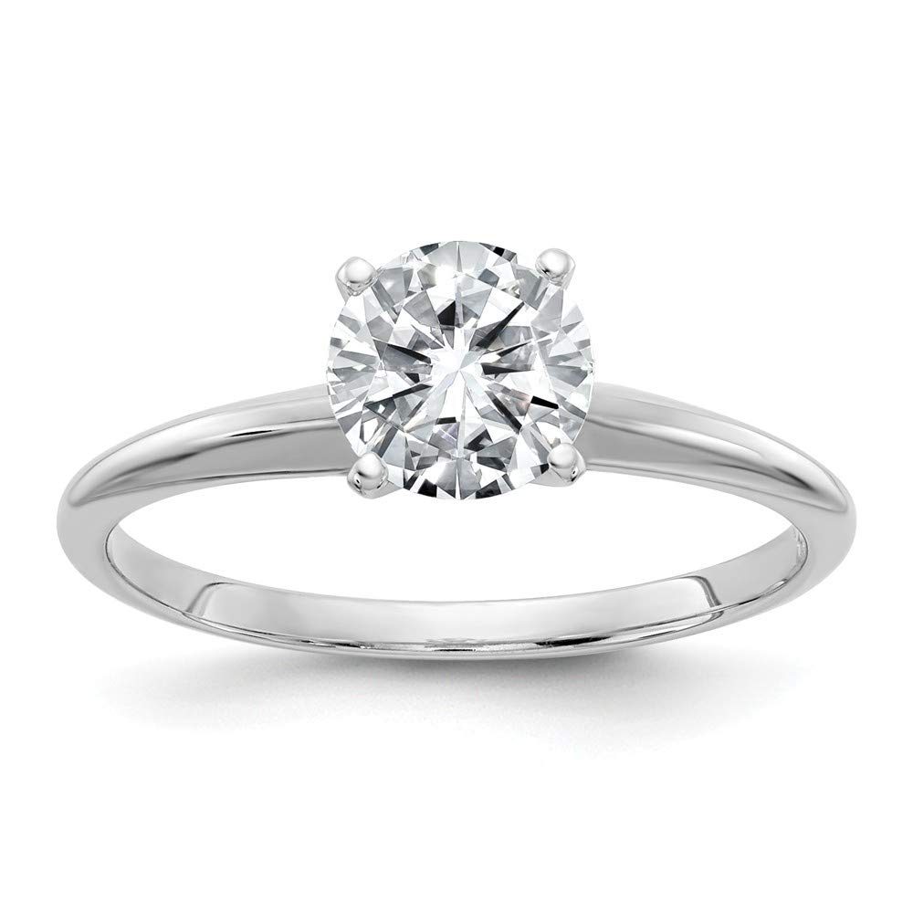 14K White Gold IGI Certified Diamond Solitaire Engagement Ring (D Color, SI2 Clarity, 0.18ct to 1ct) - Elegant Proposal Jewelry for Weddings, Anniversaries & Special Occasions