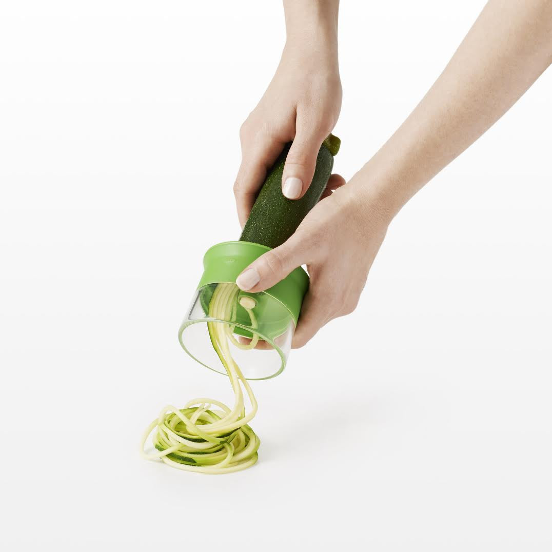OXO Spiralizer Vegetable Slicer - 5-Blade Spiralizer for Zucchini Noodles, Carrots & More - Perfect for Healthy Meals, Low-Carb Diets & Meal Prep - BPA-Free Kitchen Gadget