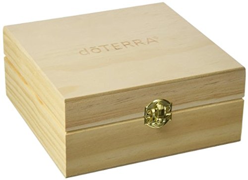 doTERRA Wooden Essential Oil Storage Box - Organize & Protect Your Essential Oils | Perfect for Aromatherapy, Home Decor & Gift Giving