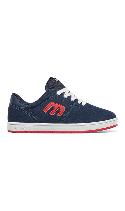 Etnies Joslin Youth Skate Shoes for Boys & Girls - Navy/Red/White | Lightweight & Durable for Skateboarding, Streetwear & Casual Wear