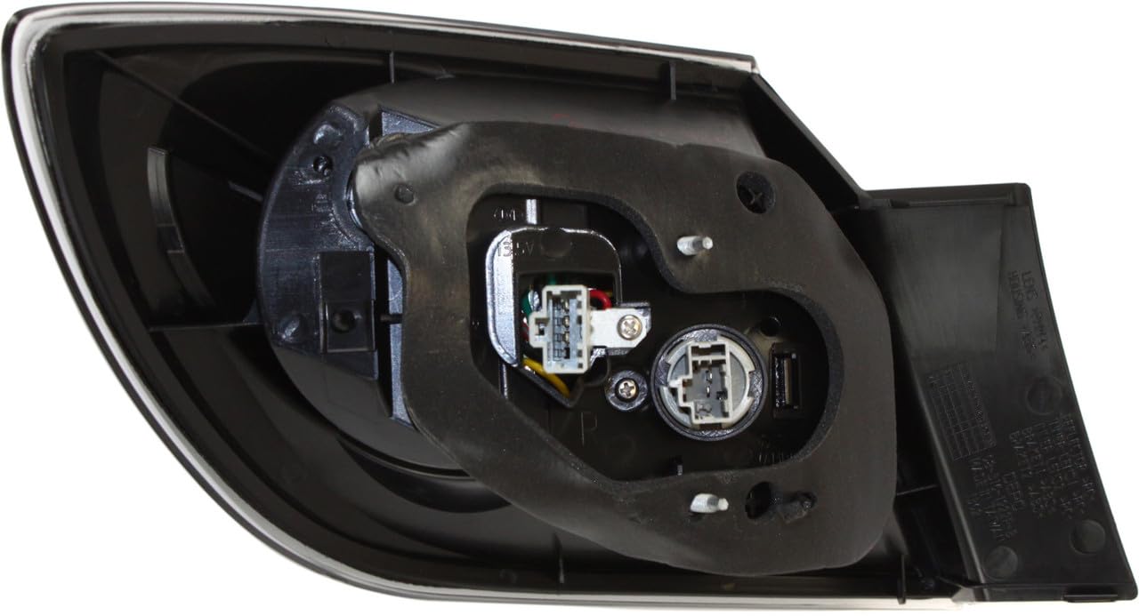 Compatible with Mazda 3 2005-2009 Right Tail Lamp Assembly LED Replacement for Hatchback - Perfect for Night Driving & Enhanced Safety
