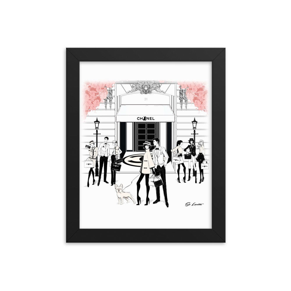 Frenchie One Framed Poster - French Bulldog Wall Art Decor for Living Room, Bedroom & Office - Perfect Gift for Dog Lovers
