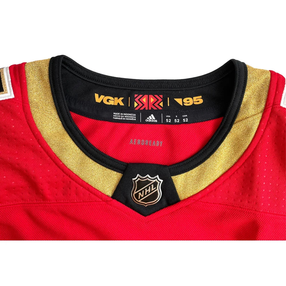 Authentic Adidas Vegas Golden Knights Reverse Retro Men's Hockey Jersey - Size 52 (Large) - Perfect for Game Day, Fan Events & Sports Collectibles