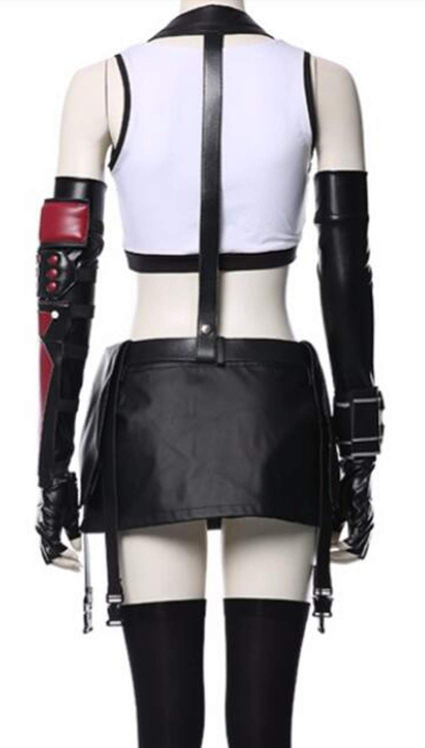 Tifa Lockhart Cosplay Costume - Anime Final Fantasy VII Battle Uniform for Women & Girls | Halloween, Carnival, Cosplay Events & Anime Conventions
