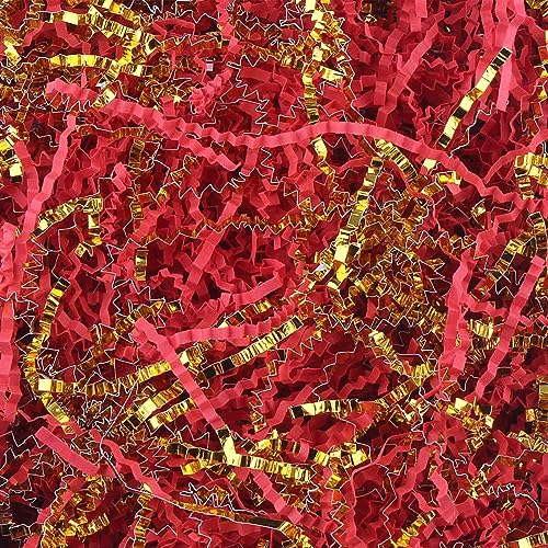 bright red and gold