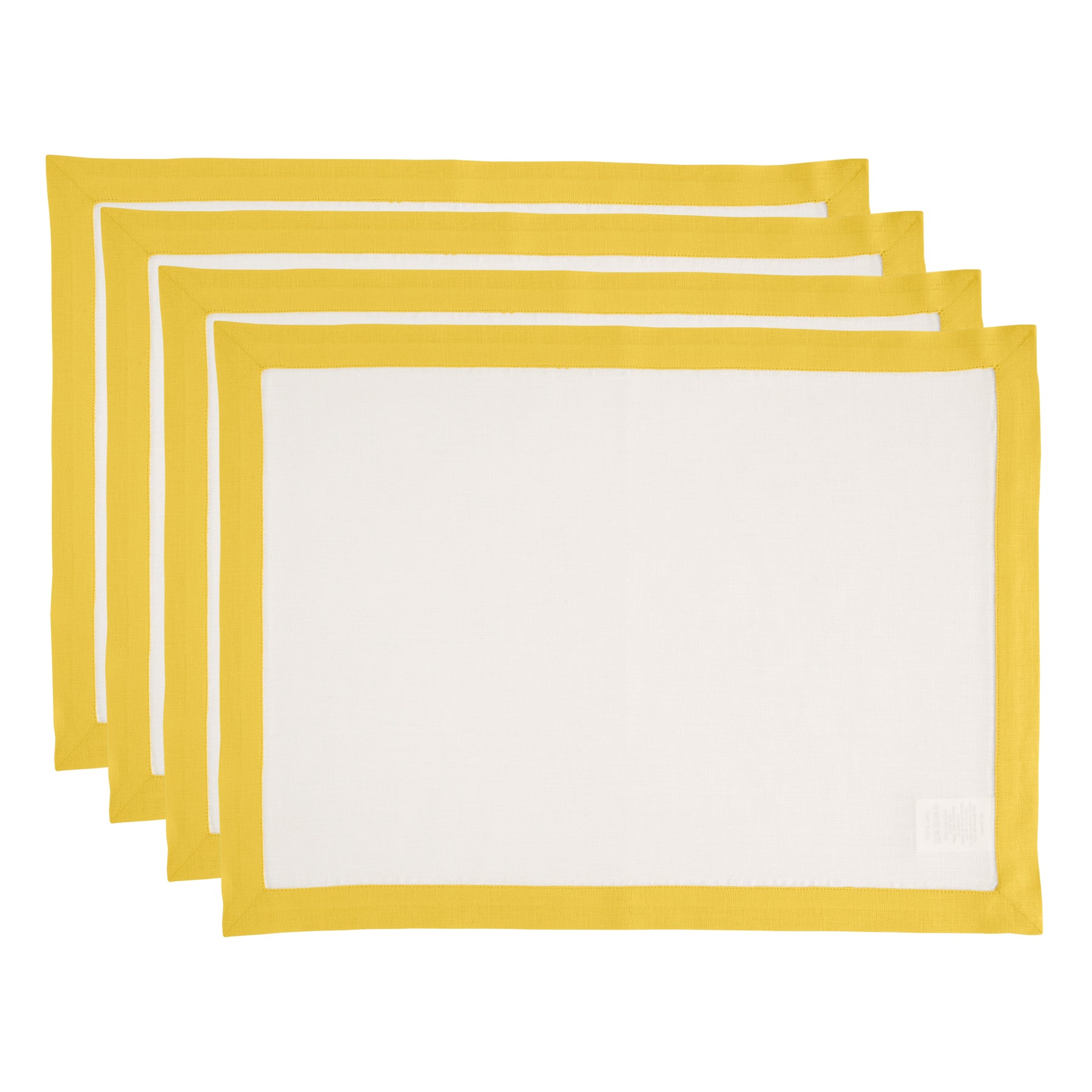 Premium Classic Cotton Placemats Set of 4 - Elegant Table Decor for Dining Room, Kitchen & Holiday Gatherings