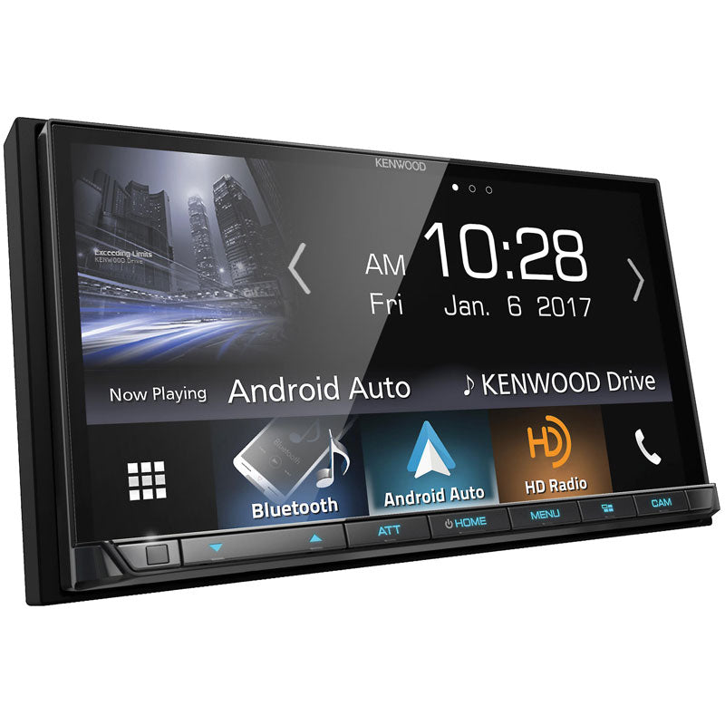 Kenwood DMX7704S 7-Inch Digital Media Receiver with Apple CarPlay & Android Auto - Perfect for Car Audio Upgrades & Hands-Free Driving
