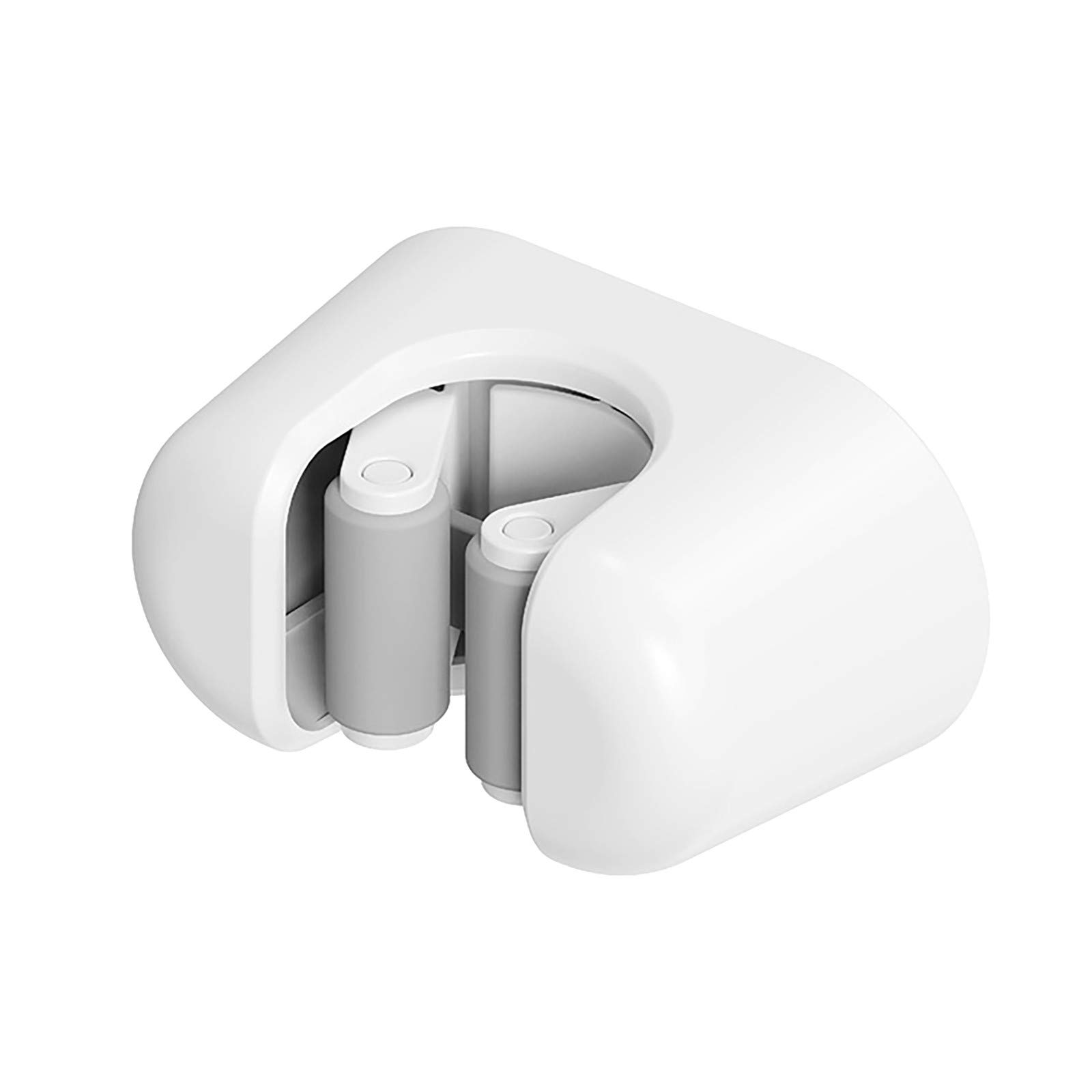 LACACA No Drill Wall Hooks for Bathroom - Heavy Duty Adhesive Hanging Rack with Clips, White Towel Hooks for Home Organization - Perfect for Bathrooms, Kitchens, Dorms & Small Space Storage Solutions