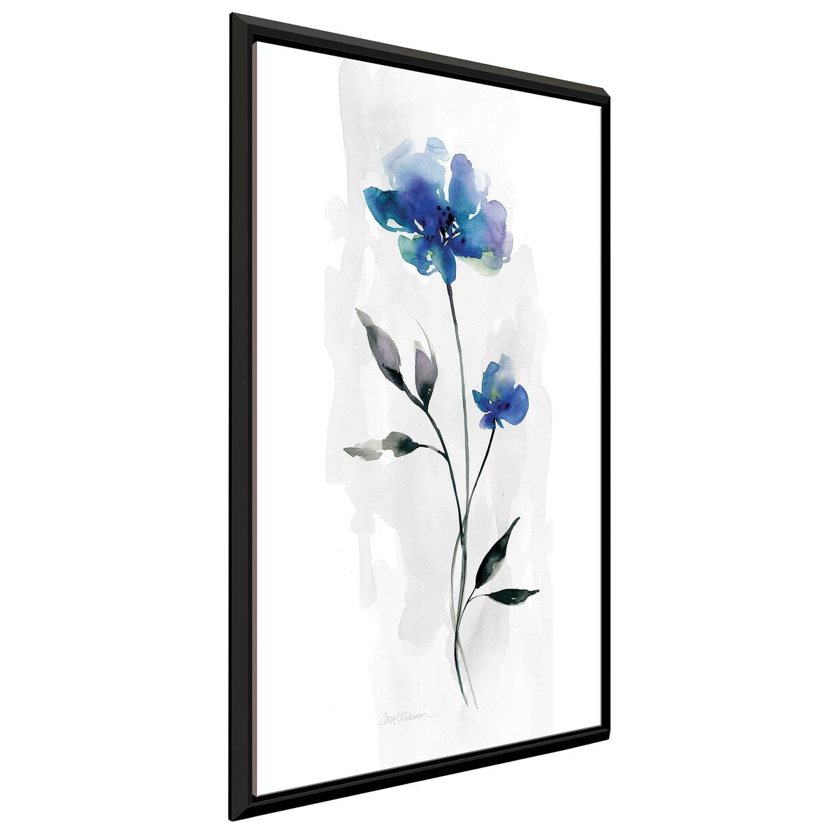 Beautiful Blue III by Carol Robinson - Modern Abstract Art Print on Floating Canvas - Perfect for Living Room, Bedroom & Office Decor