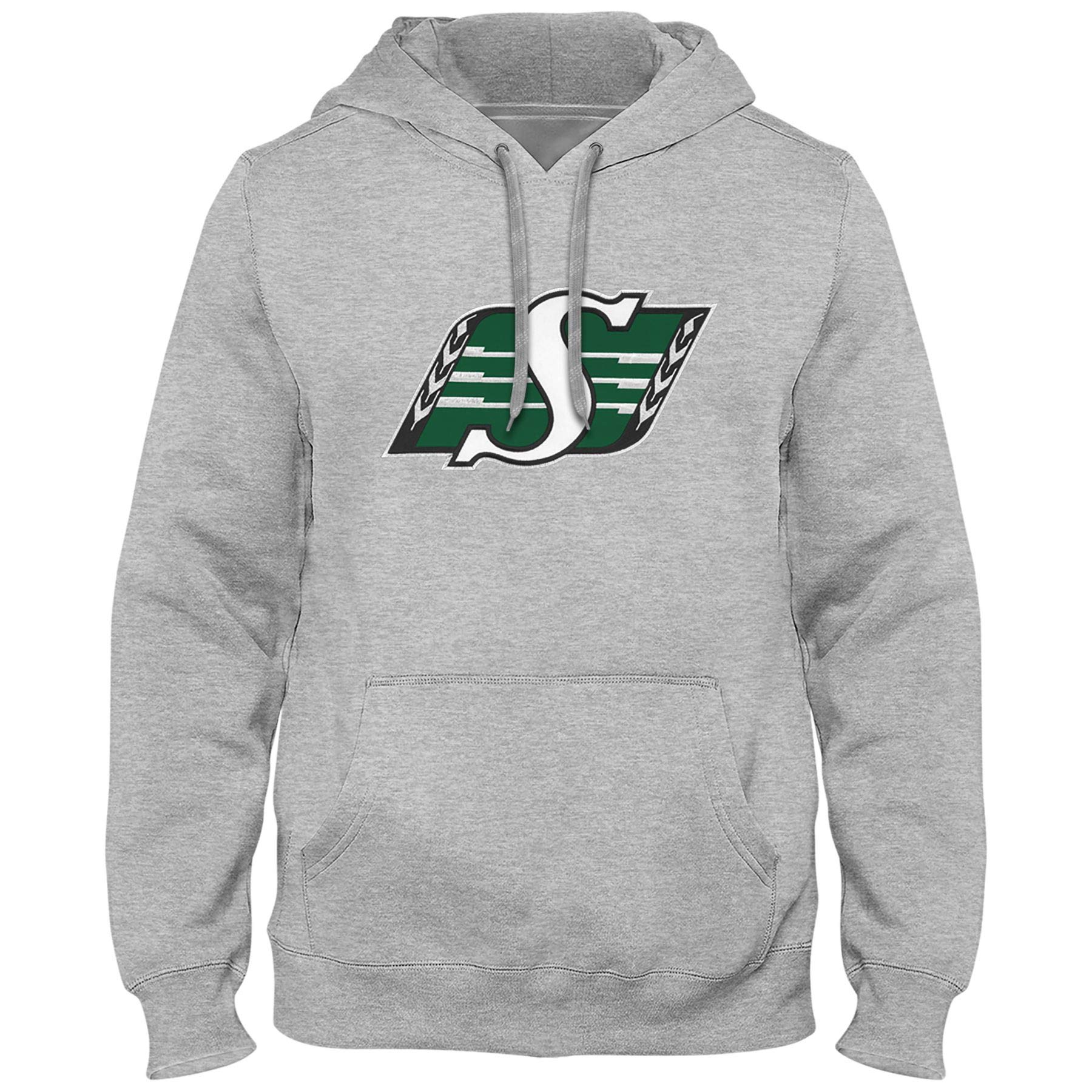 Saskatchewan Roughriders CFL Team Logo Twill Hoodie - Men's Pullover Sweatshirt for Football Fans & Game Day Outfits