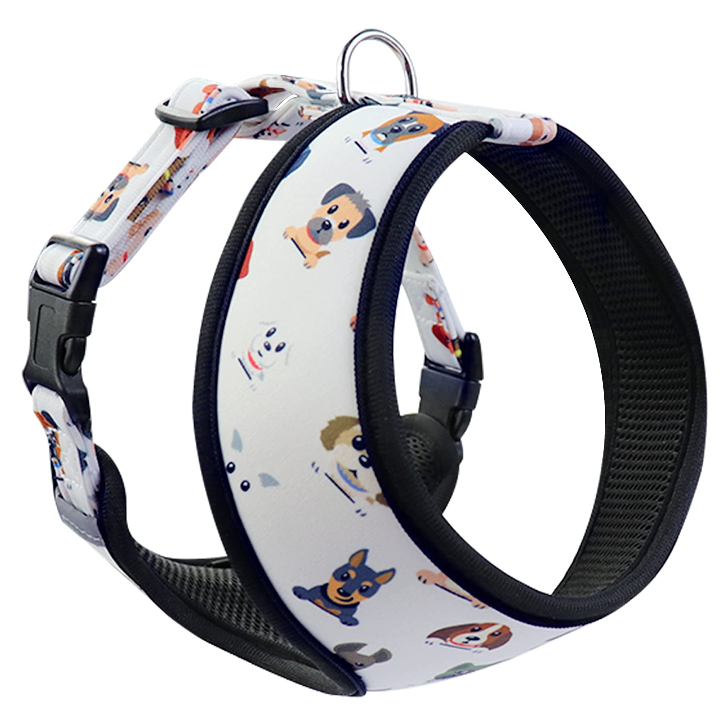 Augopapa Halloween Dog Harness, Leash & Collar Set - Pumpkin Vest with Soft Mesh & Reflective Strips for X-Small to Medium Dogs | Perfect for Trick-or-Treating & Spooky Costume Parties