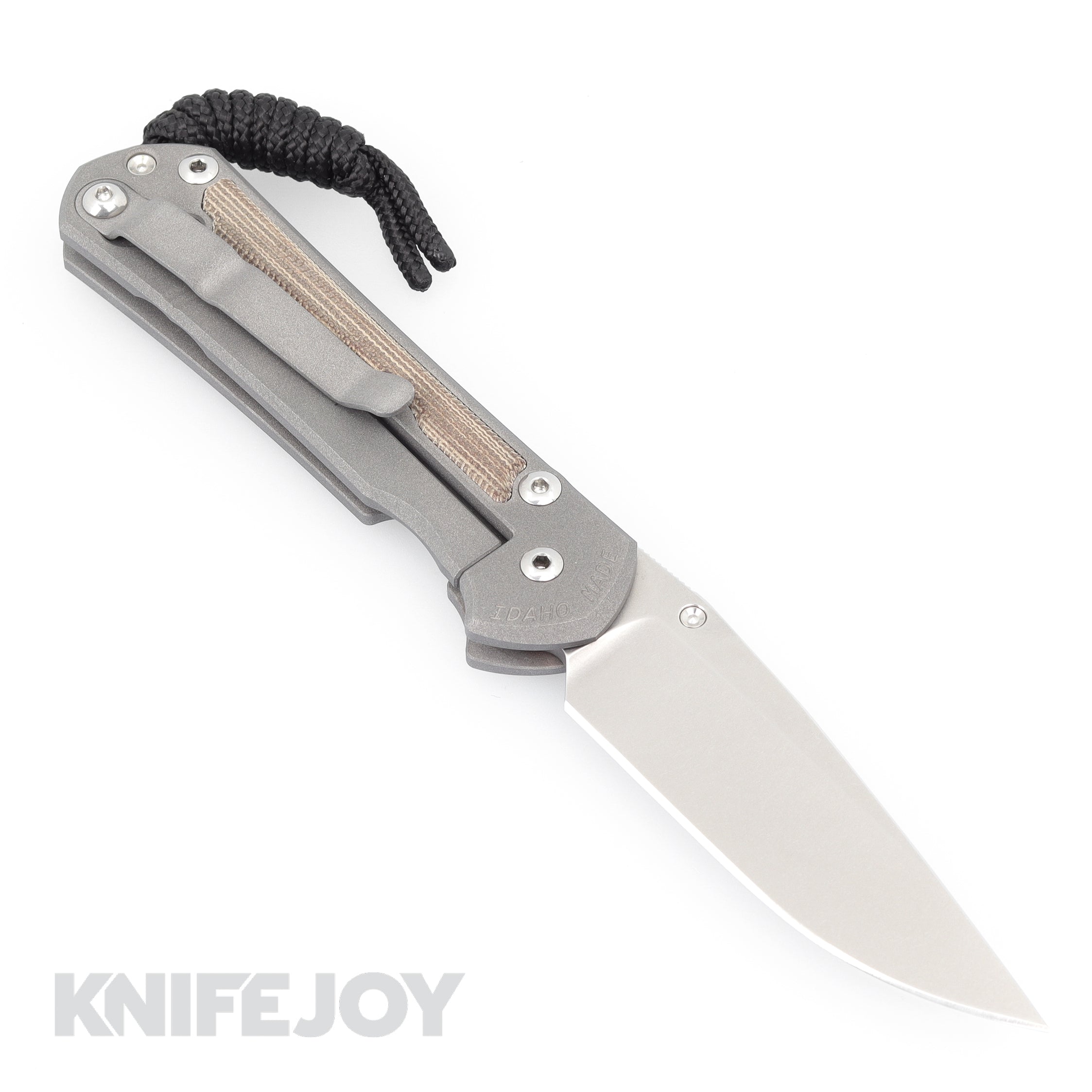 Chris Reeve Small Sebenza 31 Folding Knife - Magnacut Drop Point Blade with Natural Canvas Micarta Inlay | EDC, Outdoor, Camping & Survival Knife