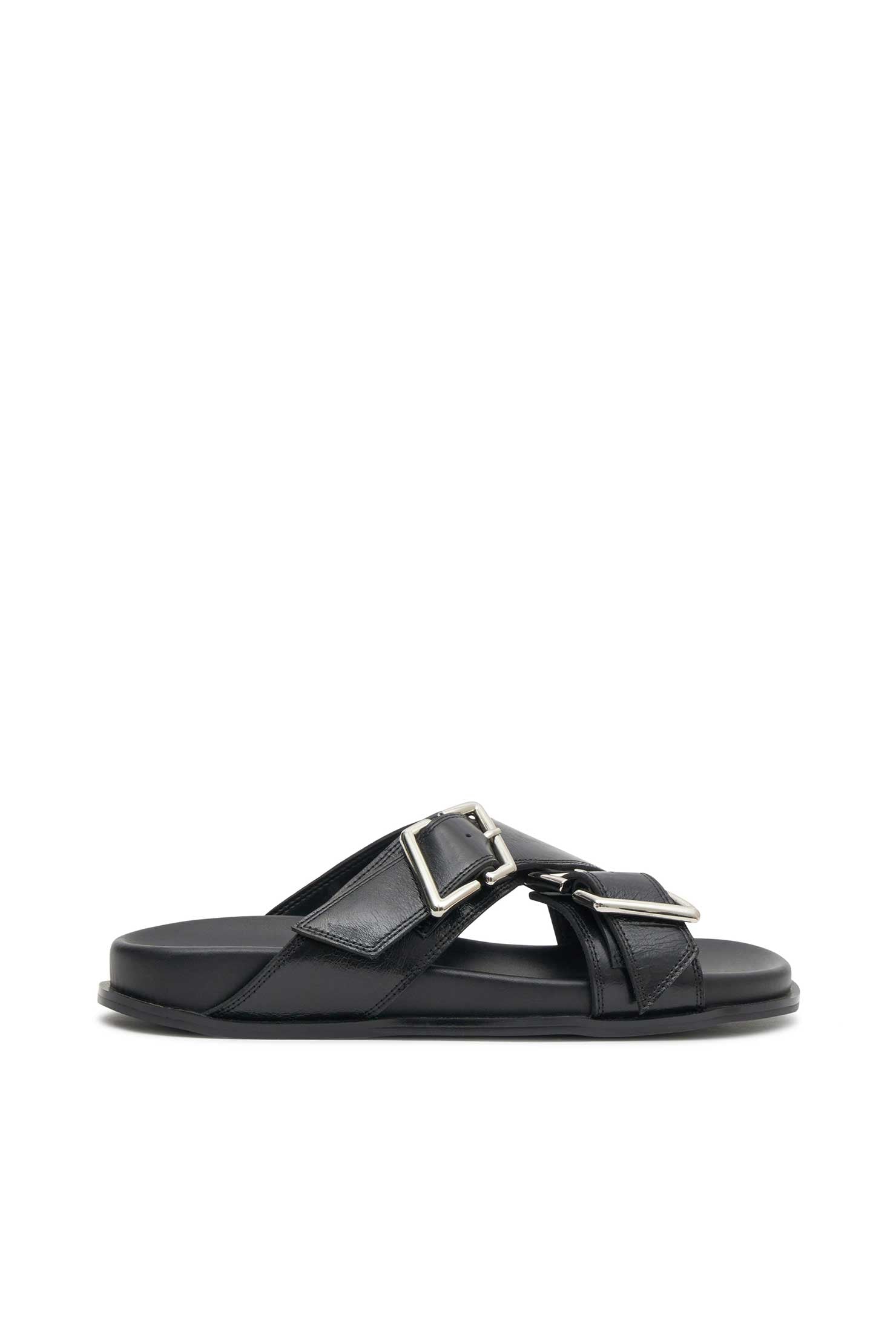 The Mallory Black Slide - Comfortable & Stylish Sandals for Women | Perfect for Beach, Pool, and Summer Outfits