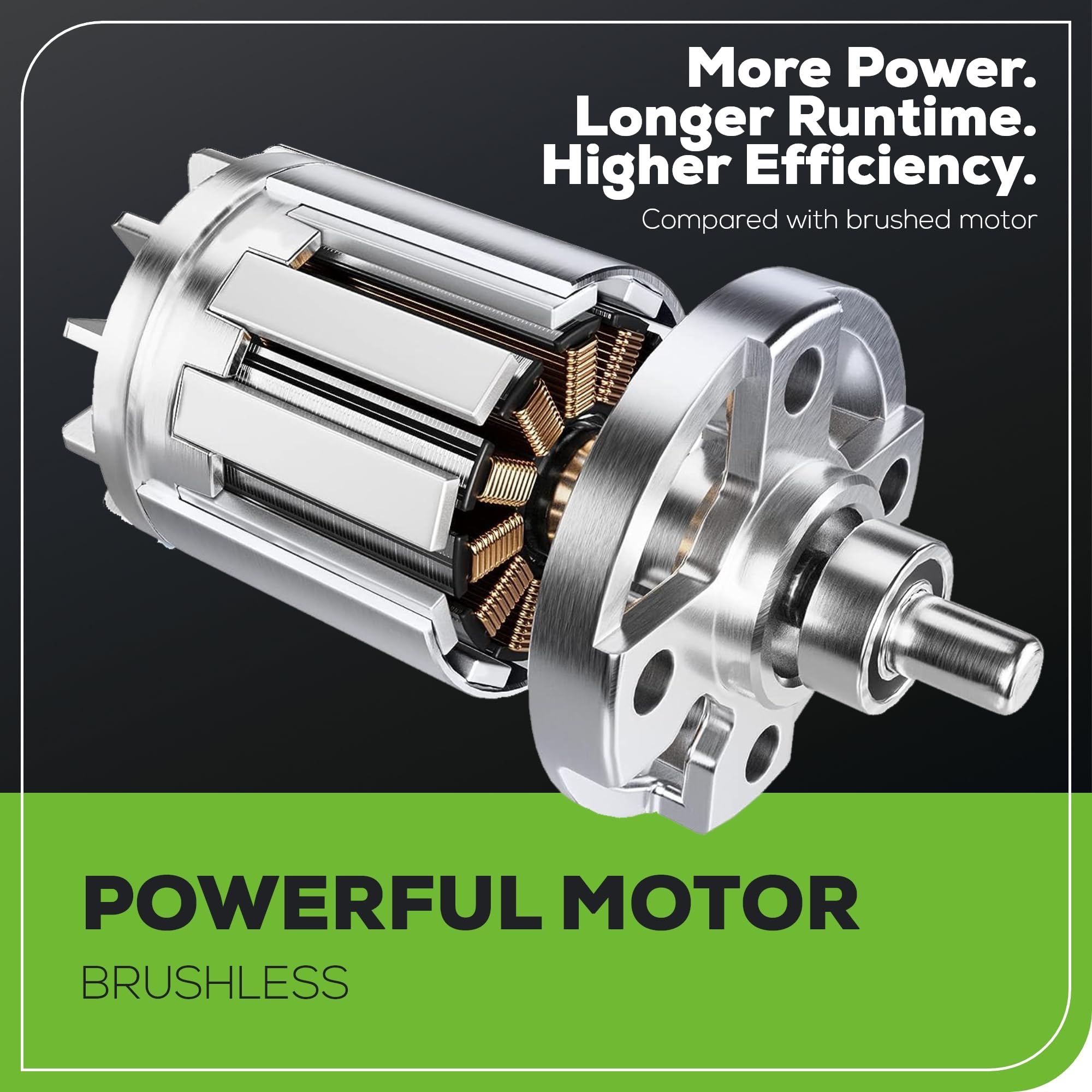 Greenworks 24V Brushless Jigsaw with 4Ah Battery - 3000 SPM, 45° Cutting Angle, 4 Orbital Motion Settings - Ideal for Woodworking, DIY Projects & Home Renovations