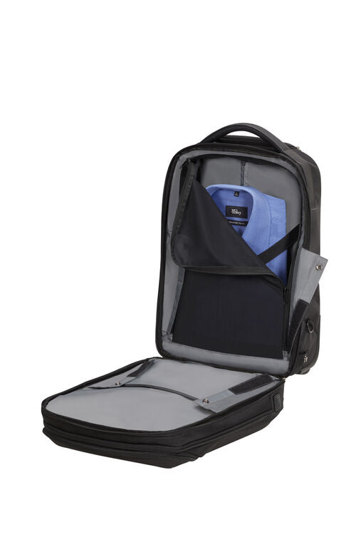 Samsonite Lite Point 17.3 Inch Wheeled Backpack - Black | Durable Rolling Laptop Backpack for Travel, Business & College | Perfect for Airports, Commuting & Campus Use