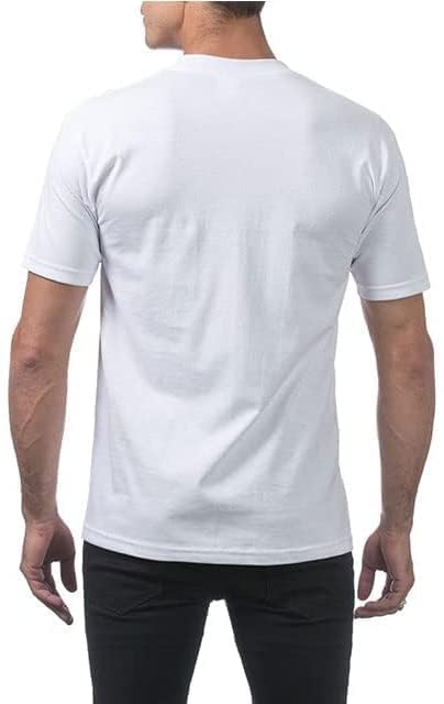 Premium White T-Shirts for Men - 100% Cotton Crew Neck Short Sleeve Tees | Soft Breathable Fabric, Classic Comfort Fit | Casual Wear, Gym, Everyday Essentials