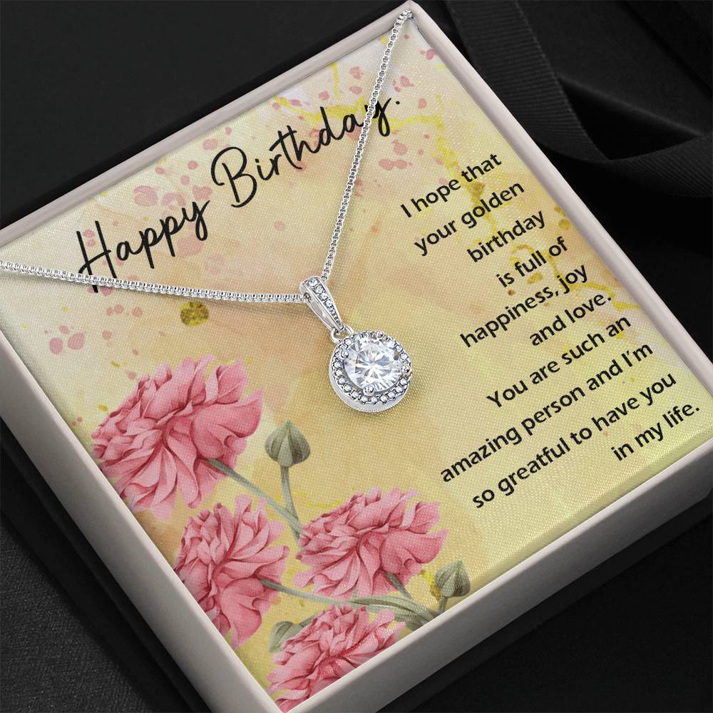 Birthday Gifts for Women - Personalized Necklace Jewelry with Message Card - Perfect Gift for Wife, Girlfriend, Best Friend - Great for Anniversaries, Valentine's Day & Special Occasions