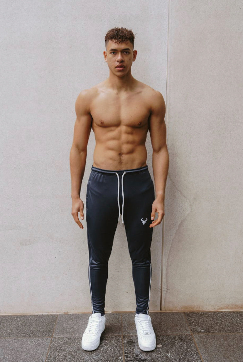 Cerus Navy Blue Jogging Pants for Men - Lightweight, Comfortable Running & Lounge Bottoms for Gym, Workout & Casual Wear