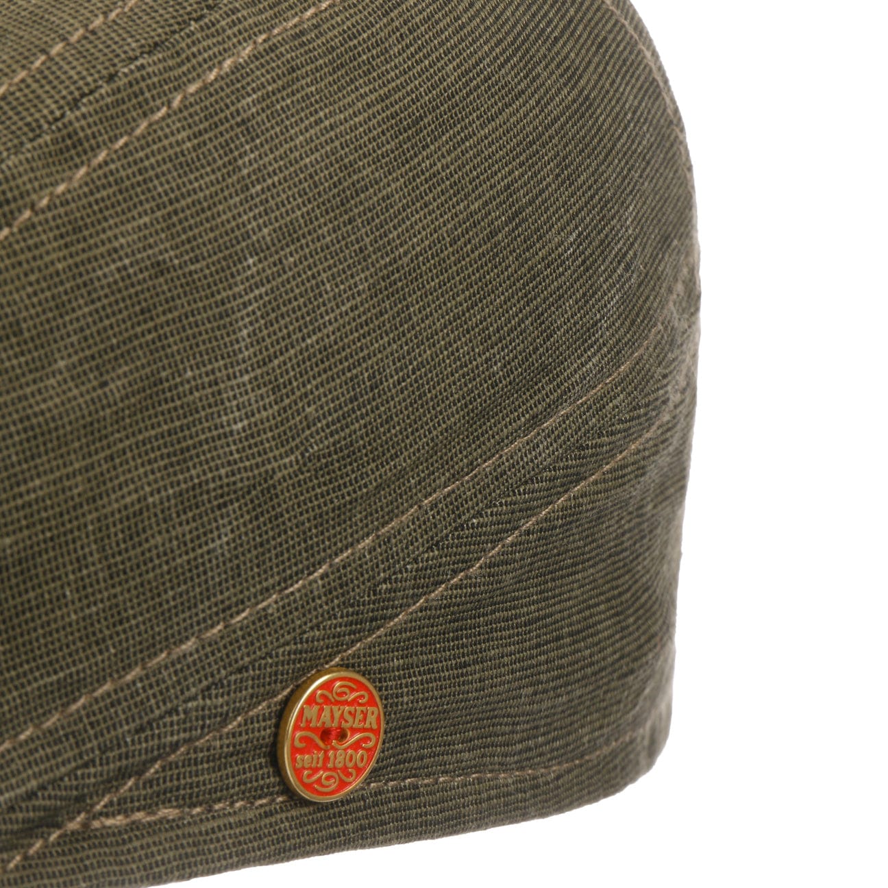 Mayser Delian UV Protection Flat Cap for Men & Women - Sun Hat for Outdoor Activities, Golf, Hiking, and Travel