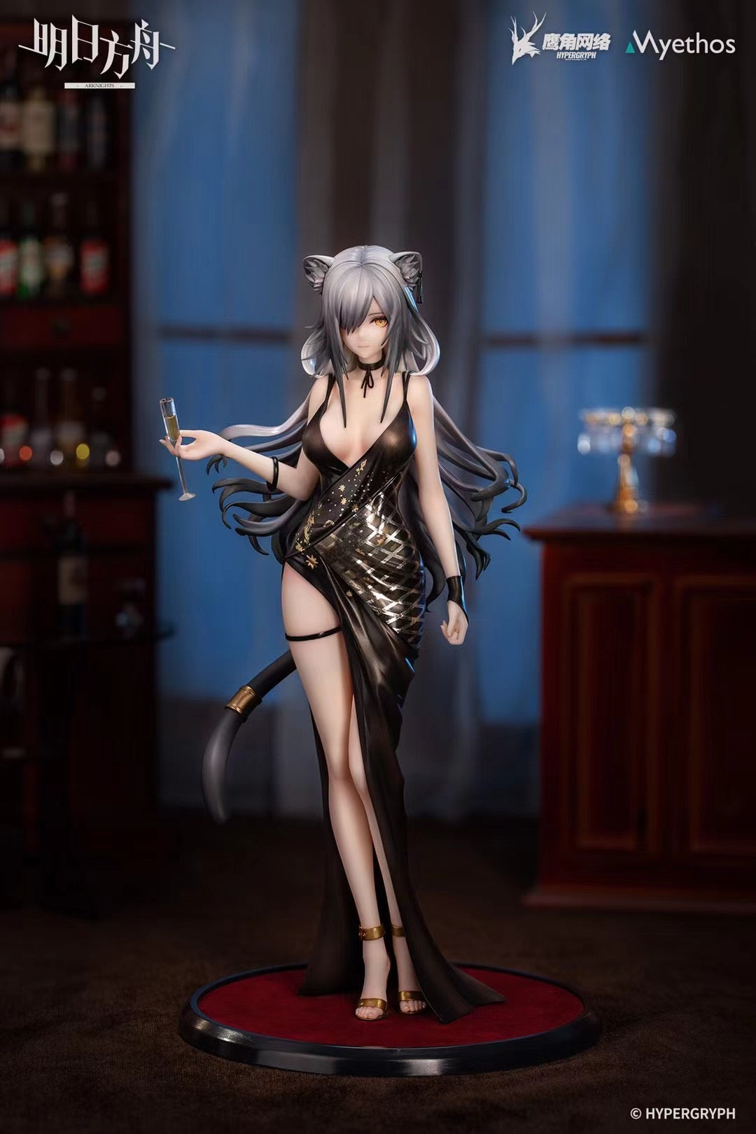Myethos Studio Licensed Arknights Cellinia Texas Figure - Official Merchandise for Anime Fans | Perfect for Collectors, Gaming Enthusiasts, and Home Decor