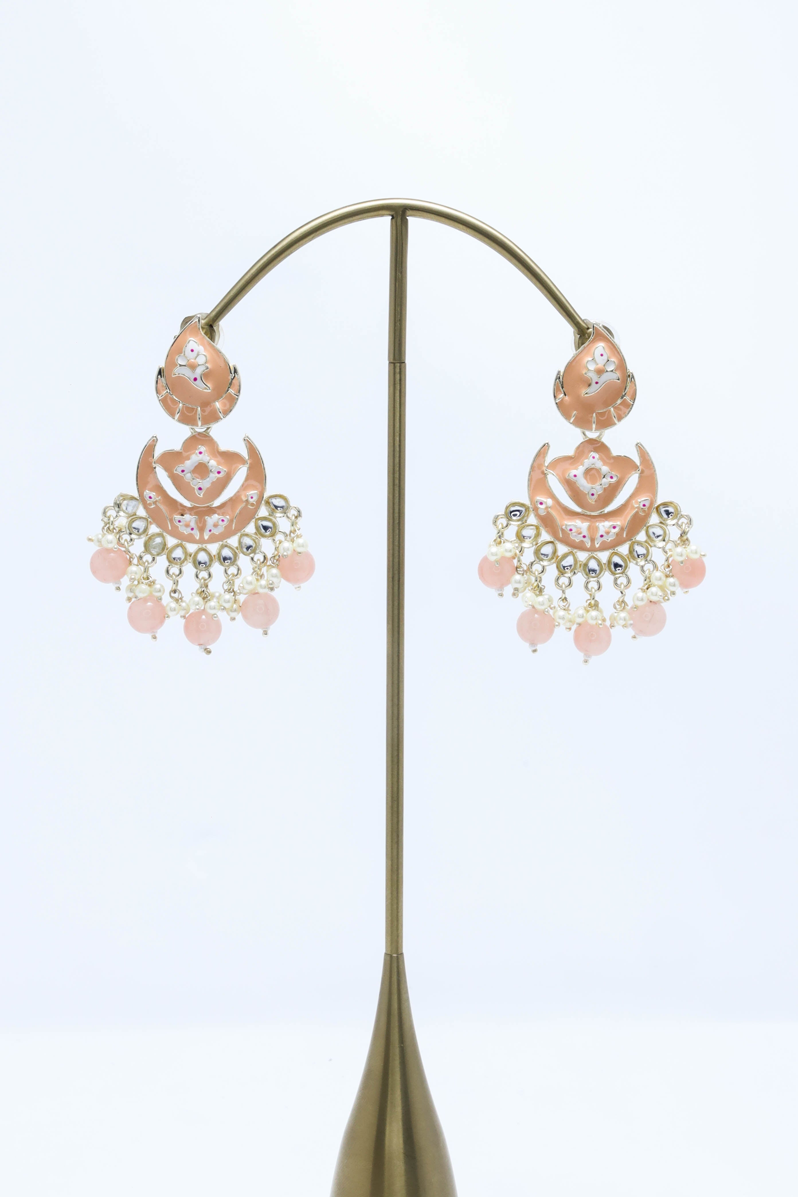 Exquisite AVANI MEENAKARI EARRINGS - Handcrafted Indian Jewelry for Women | Traditional Ethnic Boho Accessories | Perfect for Weddings, Parties & Festive Occasions