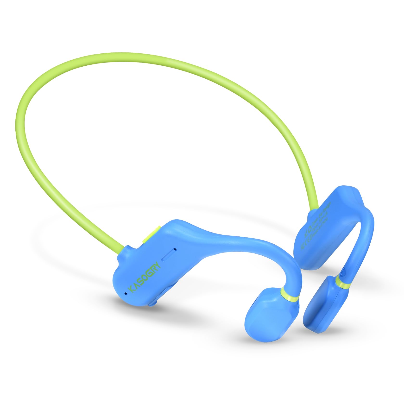 Wireless Kids Headphones 5.3 Bluetooth - Open Ear Air Conduction Headphones for Children, IPX5 Waterproof, Lightweight Design with Built-in Mic - Perfect for School, Home, Outdoor Activities & Online Learning (Blue)