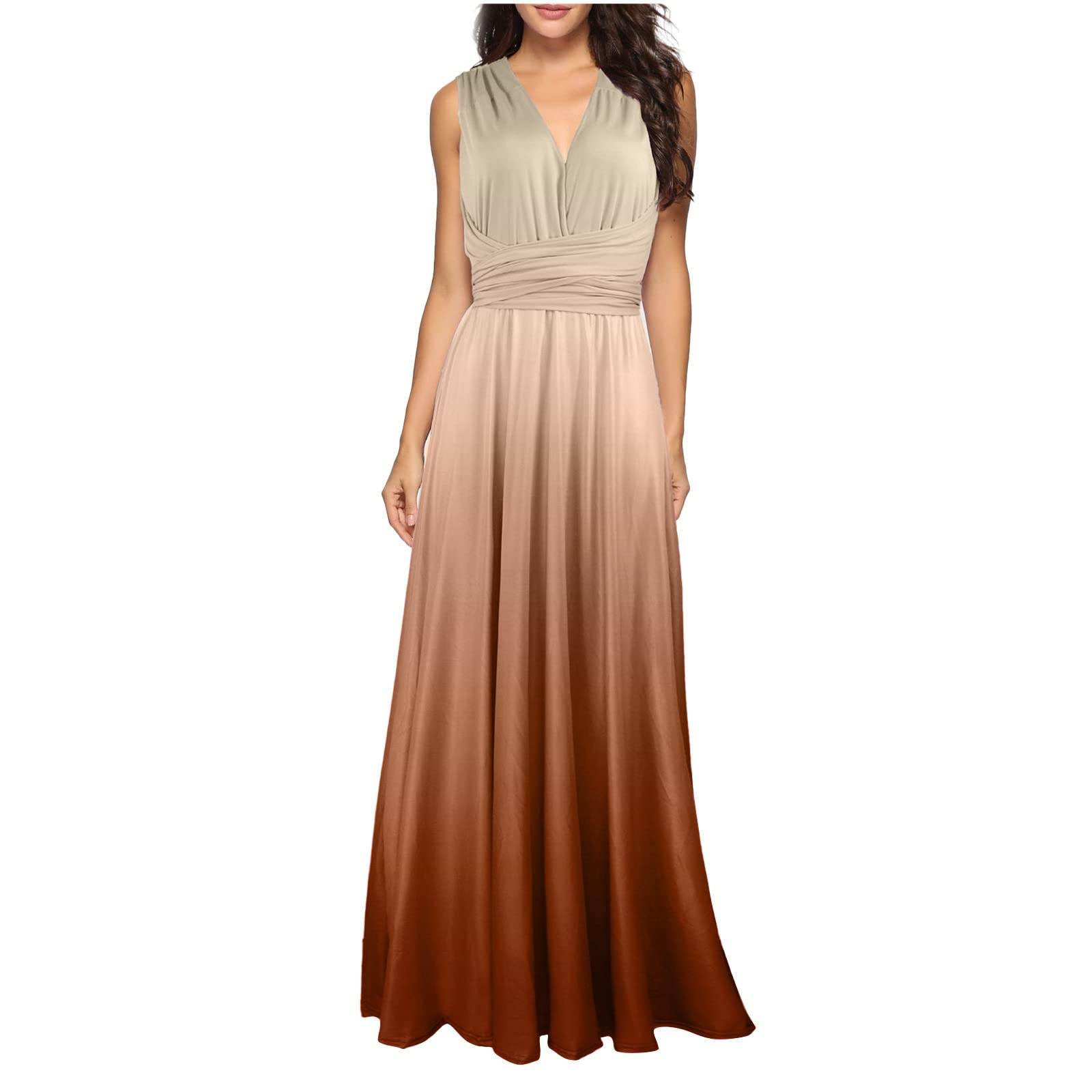 Tobchonp Women's Floral Lace Wedding Bridesmaid Dress - Elegant Sleeveless Cocktail Dress for Formal Events, Homecoming & Special Occasions | Perfect for Weddings, Parties & Evening Gatherings
