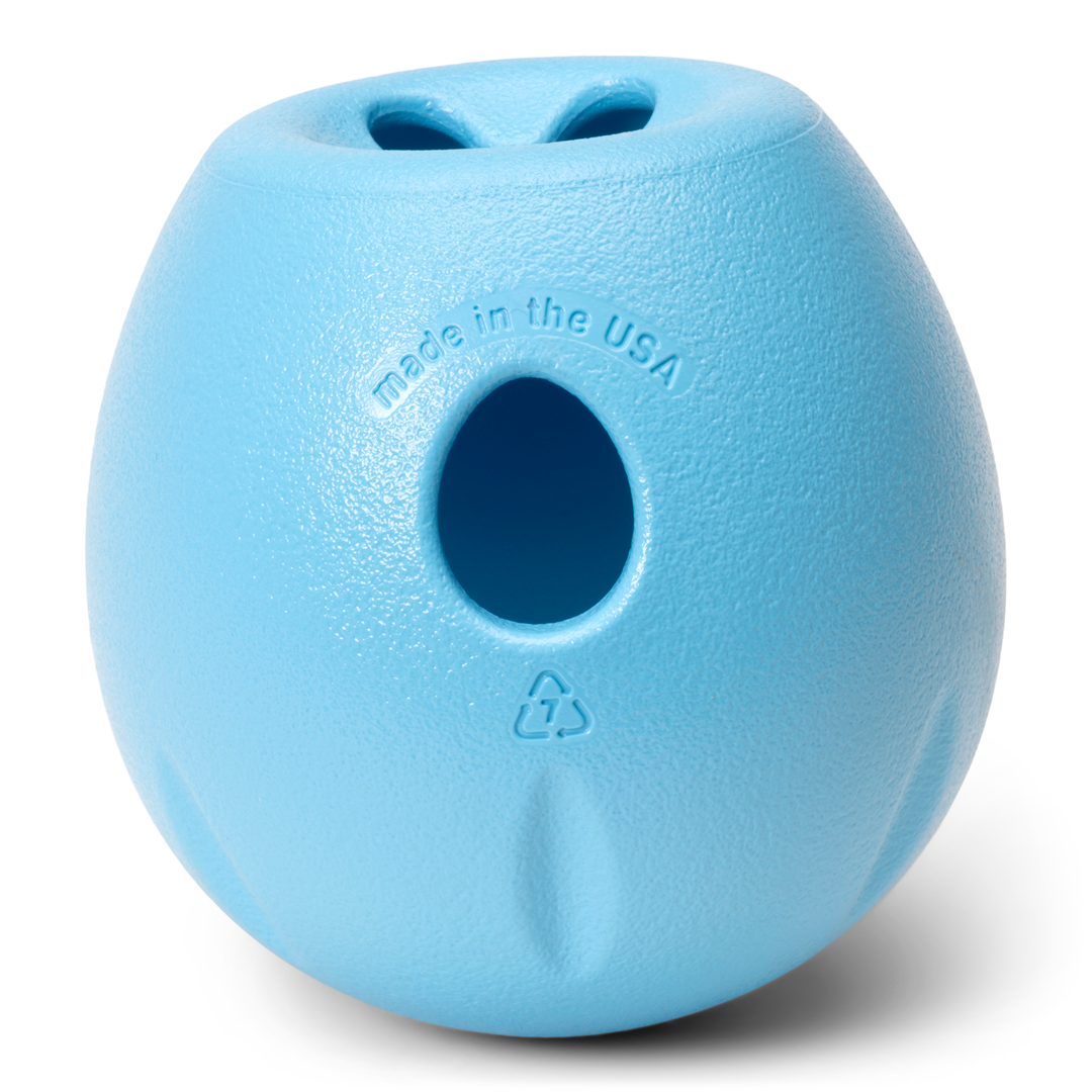 Interactive Puzzle Dog Toy - Food Dispensing Chew Toy for Mental Stimulation | Zogoflex Echo Rumbl (New Colors) - Perfect for Training, Boredom Relief & Enrichment