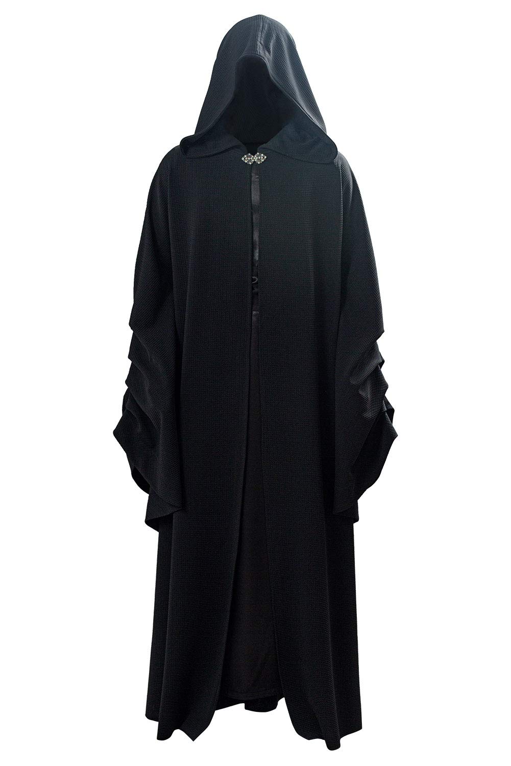 Star Wars The Rise of Skywalker Darth Sidious Cosplay Costume - Emperor Palpatine Hooded Robe Cloak Outfit for Halloween, Comic Con & Cosplay Events