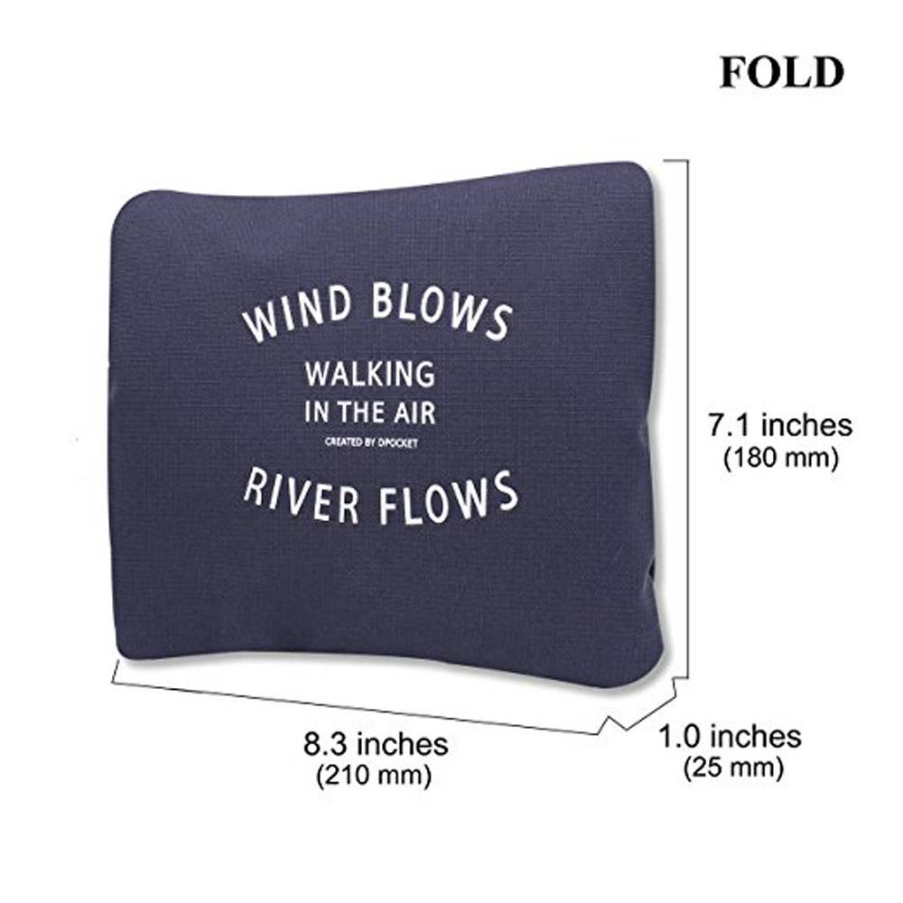Lightweight Waterproof Travel Duffel Bag - Foldable Gym Sports Luggage with Storage Compartment (Dark Blue) | Perfect for Gym, Travel, Camping & Outdoor Adventures